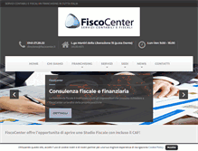 Tablet Screenshot of fiscocenter.it